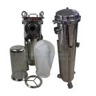 औद्योगिक SS304 टोकरी प्रकार फ़िल्टर उच्च दबाव पानी पूर्व निस्पंदन स्टेनलेस स्टील बैग कारतूस 32 इंच 5 माइक्रोन