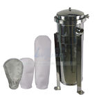 जल तरल उपचार प्रणाली के लिए 5 माइक्रोन 304 बैग फ़िल्टर हाउसिंग स्टेनलेस स्टील